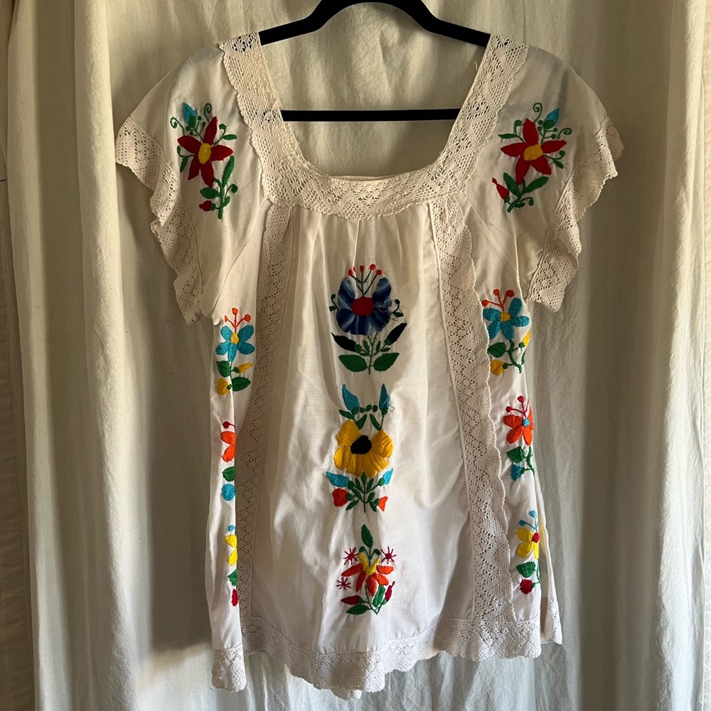Embroidered top from Oaxaca